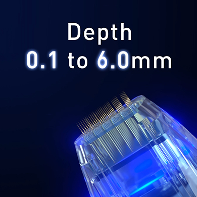 최소 0.1mm부터 최대 6.0mm까지 깊이 조절 가능