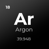 Ar Argon 39.948